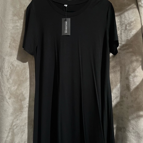 MOLERANI WOMEN’S SUMMER CASUAL T-SHIRT VACATION DRESS - Picture 2 of 10